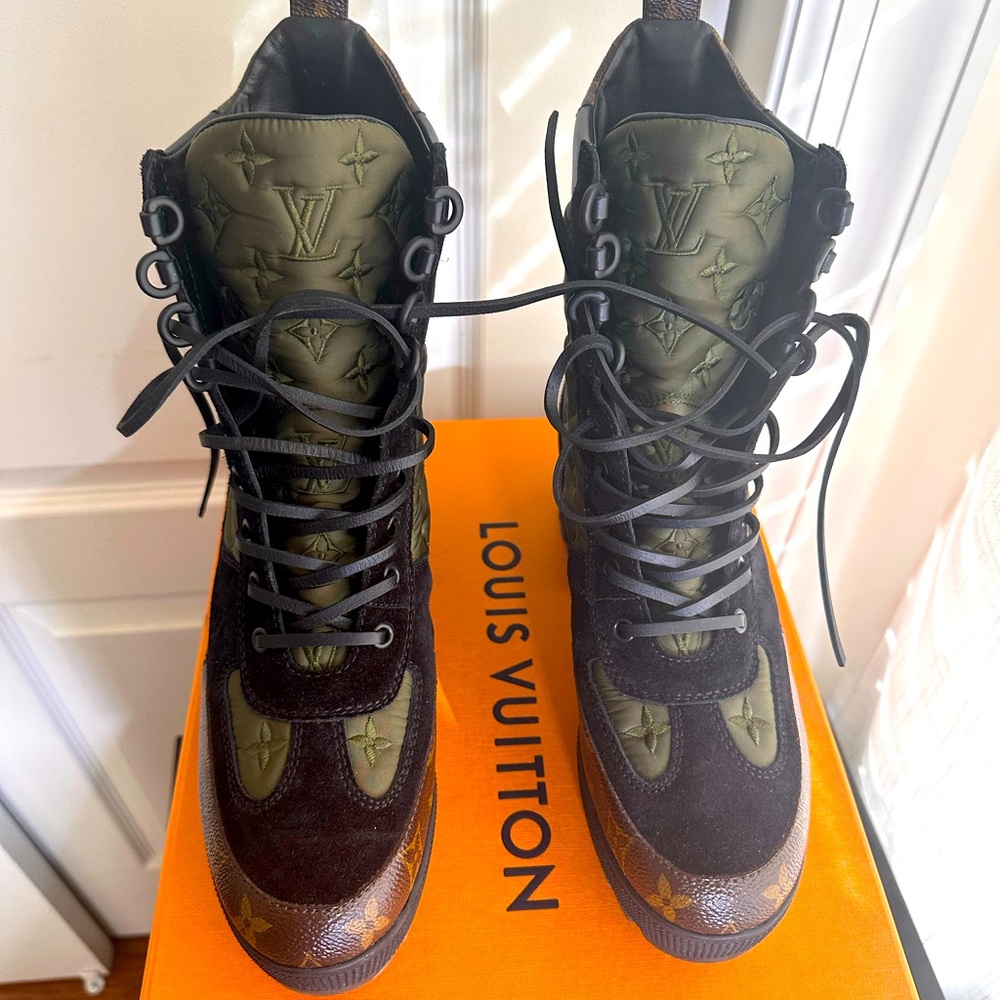 Louis Vuitton Laureate Monogram Boots